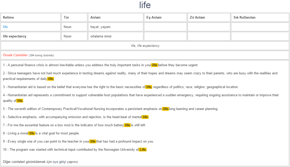 life-ne-demek-anlam-nedir-yds-y-kd-l-ng-l-zce-t-rk-e-ba-lamsal